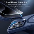 thumbnail image 5 of for iPhone 16 Pro Max Case, Compatible with MagSafe, Shockproof Military-Grade Protection, Magnetic Phone Case for iPhone 16 Pro Max, Classic Hybrid Case (HaloLock), Clear, 5 of 5