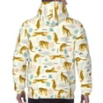 thumbnail image 7 of Sikiie Leopard Print Men's Hoodie, Essentials Hoodie, Sweatshirt, Pullover Hooded Sweatshirt for Men-Large, 7 of 7
