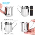 thumbnail image 2 of Rolin Roly Jarra para espumar leche de 150 ml Jarra de café con forma de campana pequeña de acero inoxidable para barista Capuchino Tazas de café expreso Jarra Latte Art, 2 of 5