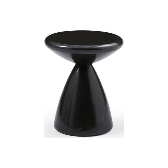 Ayla Side Table, Black Metal Structure