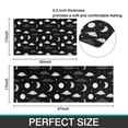 thumbnail image 7 of Black White Cloud Moon Star Pattern Kitchen Rugs Sets Of 2,Anti Fatigue Kitchen Mat Rugs Non Slip Washable,Decorative Kitchen Floor Mats for Kitchen,Sink,Laundry,17"x30"+17"x47", 7 of 7