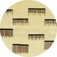 thumbnail image 1 of Ahgly Company Indoor Round Abstract Copper Green Solid Area Rugs, 6' Round, 1 of 6