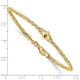thumbnail image 3 of 14K Yellow Gold Polished Diamond-Cut Twisted Bracelet Made In Italy fb1883-7.5, 3 of 5