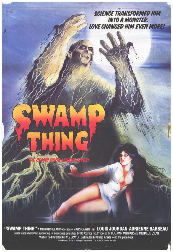 SWAMP THING Movie POSTER 11x17 French Adrienne Barbeau Louis Jourdan Ray Wise 