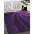 thumbnail image 2 of Ahgly Company Indoor Rectangle Patterned Dark Purple Area Rugs, 5' x 8', 2 of 6