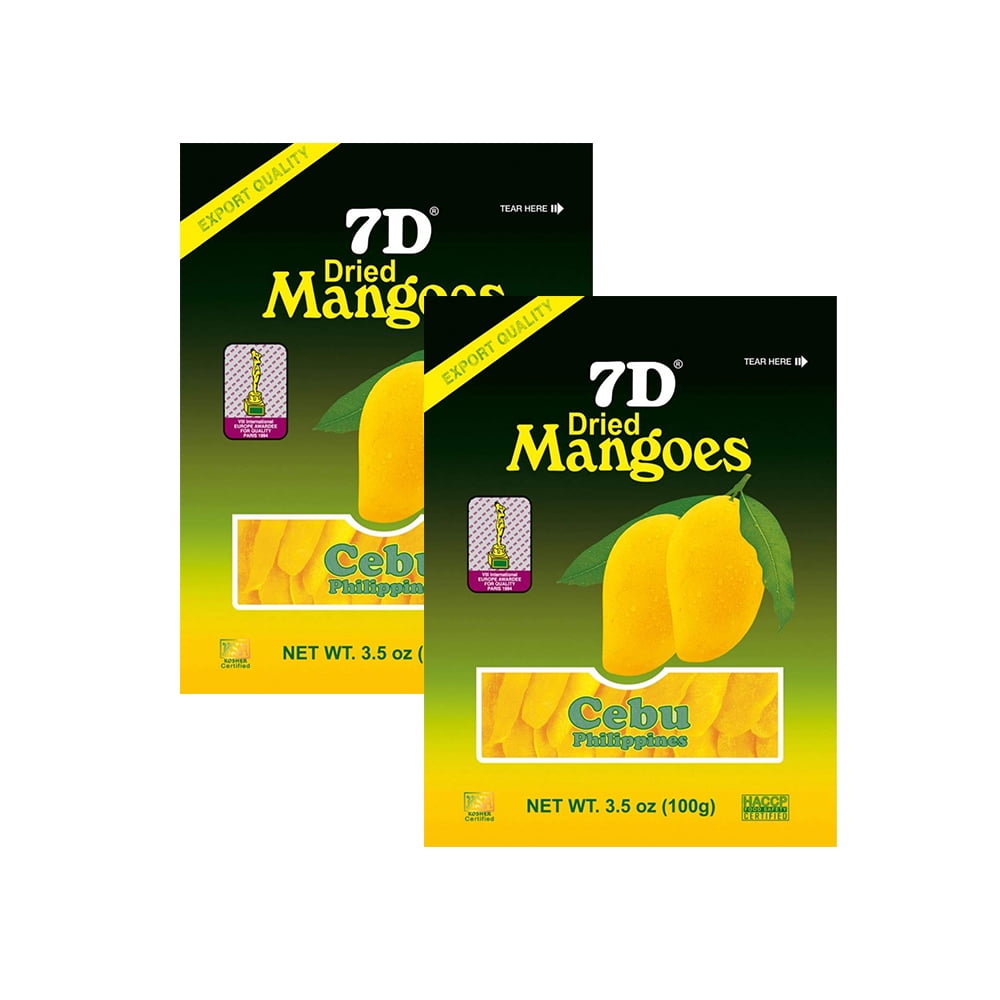 7D Mangoes Tree Ripened Dried Mango Naturally Delicious 80g New