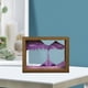 thumbnail image 5 of Imagen de arte de arena decoración de paisajes de arena de Marco de fotos morado Zulema Imagen de arena en movimiento, 5 of 8