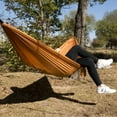 thumbnail image 6 of Equip Recycled Polyester Camping Travel Hammock, 1Person Turmeric Yellow, Size 108" L x 56" W, 6 of 8