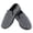 Black, variant on Heathered Knit Twin Gore Slipper (Men)