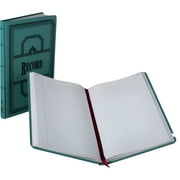Boorum & Pease Record/Account Book, Record Rule, Blue, 300 Pages, 12 1/8 x 7 5/8