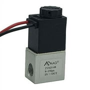 1/4 DC 24V 2 Way Normally Closed Pneumatic Aluminum Electric Solenoid Air Valve