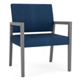 thumbnail image 1 of Pemberly Row Chaise Grand pour Invités pour Réception d'Attente, Cadre en Bois, Bleu, 1 of 5