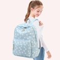 thumbnail image 4 of Mochila Bluboon de 33 x 15 x 43 cm, de pana, ligera, para niñas, 4 of 7