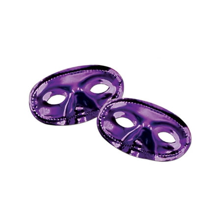 Metallic Purple Venetian Masquerade Ball Party Eye Half Mask Costume Accessory