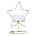 thumbnail image 2 of Geometric Candle Holder, Candlestick Holder Home Ornament Props Home Craft Metal Aromatherapy Candle Holders  For Home Bedroom For Parties Families, 2 of 8