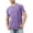2 Purple, variant on Mens Shirts,Mens Fashion Deep V Neck Short Sleeved T Shirt Cotton Elastic Bottoming Shirt Small Stand Up Collar In Summer,Shirts for Men,Men's T-shirts(Color:Purple,Size:M)