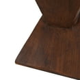 thumbnail image 2 of Christopher Knight Home Outdoor MGO Hourglass Side Table, 18" Tall Wood Grain Accent Table, Dark Brown, 2 of 9