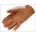 thumbnail image 2 of Heritage Gloves Crochet Riding Glove - Tan - Size 5, 2 of 3