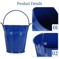 thumbnail image 6 of Tineasur Set of 4 Flower Buckets, Decorative for Indoor and Outdoor Use, 6 of 6