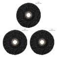 thumbnail image 2 of Rueda de lijado Riwesomey Acero inoxidable Pulido Agujero interior 100 negro Type5 NO5, 2 of 6