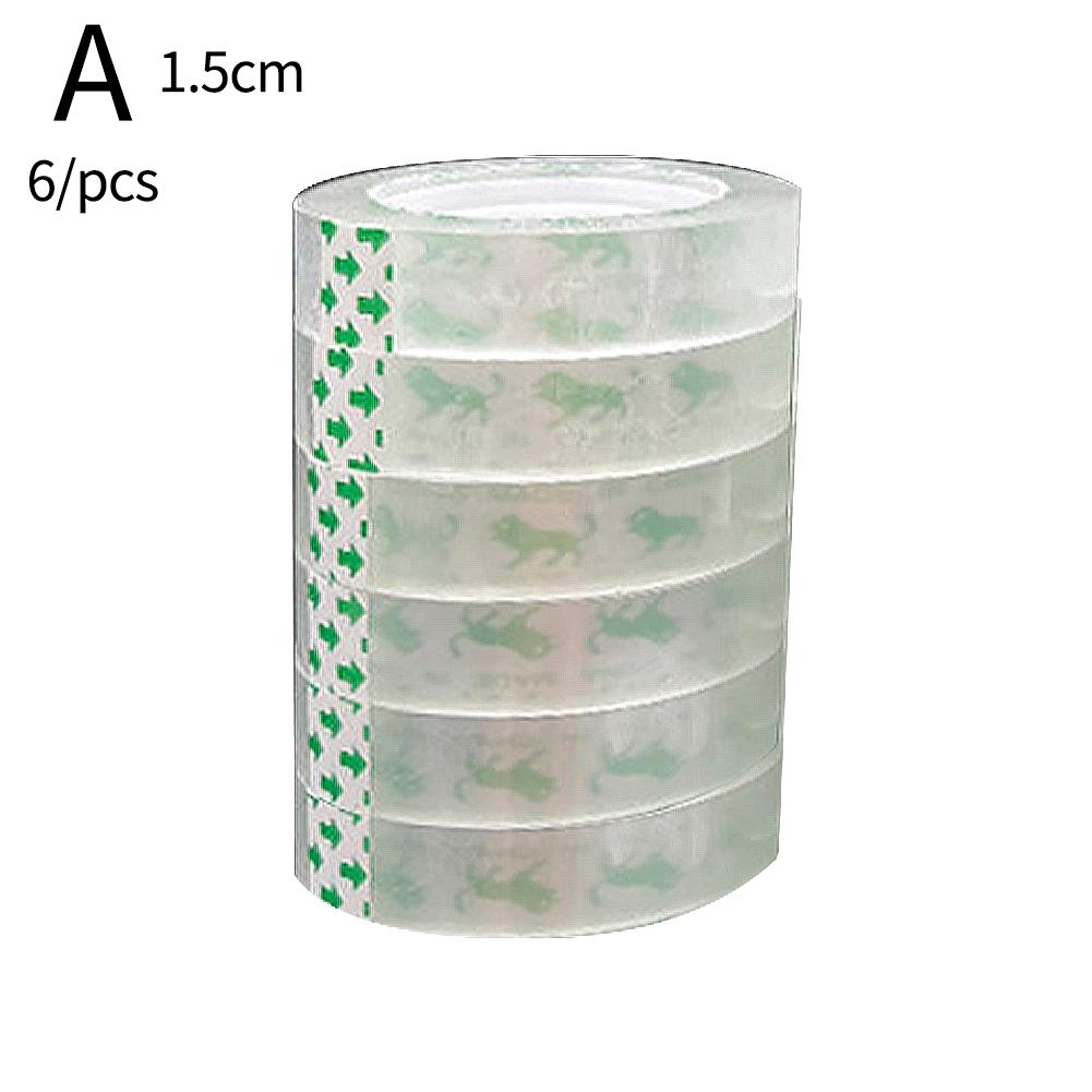 6 Rolls Transparent Tape Refills 12 Inch Clear Tapexpc?? T5G7