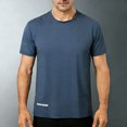 thumbnail image 4 of Mens Short Sleeve Shirts, Men's Cooling Ice Silk Running Shirts Quick Dry Short Sleeve Athletic Gym T-Shirts Outdoor Workout Tshirts, 4 of 6
