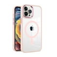 thumbnail image 2 of For iPhone 13/14 Case Thick Magnetic Circle with Metal Buttons + Tempered Glass, 2 of 6