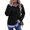 Black women casual pullover tops a1, variant on Long Sleeve Loose Fit Collared Pullover Tops Women Fall Casual Basic Sweater Soft Cozy Breathable Daily Office Weekend Travel Street Wear, Beige 2XL