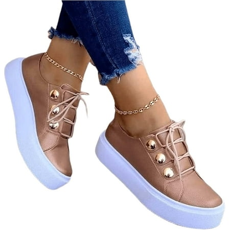 Women s Fashion Sneakers Slip On Leather Shoes Low Top Non Slip Fashion Casual Comfort Walking Flat Loafers