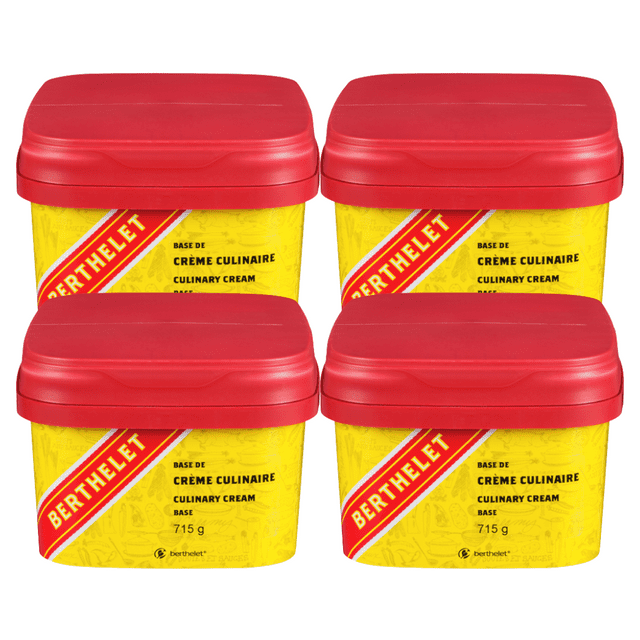 Berthelet Culinary Cream Base, Professional Heat-Stable Cream Sauce Mix for Gourmet Cooking, 715g (25.2 oz)