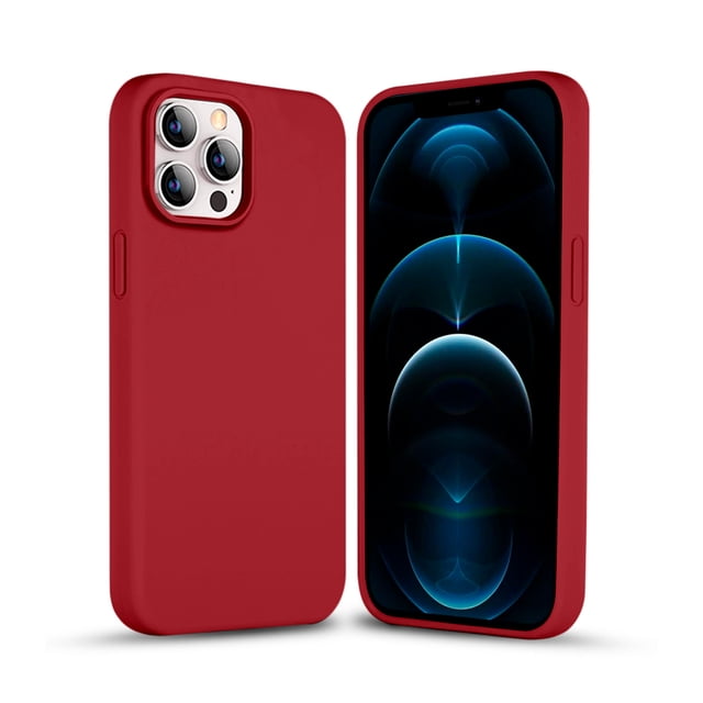 Funda de Protección para iPhone 12 Pro Max - Sovico - Silicón con Forro de Microfibra