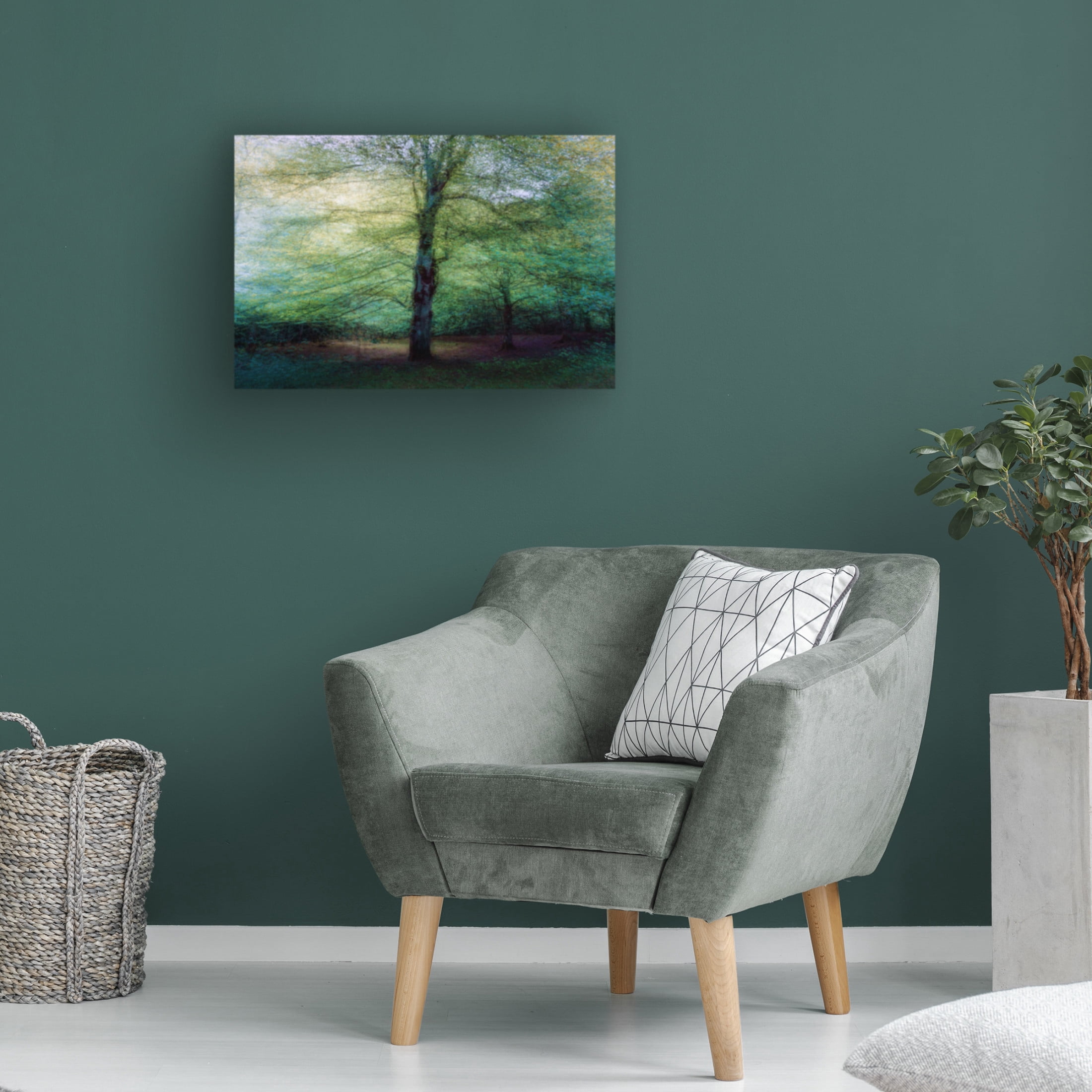Canvas Wall Art - Marco Antonio Cobo 'Forest' Wall Art for Living Room, Bedroom, or Office Décor by Trademark Fine Art - 47 x 30 Inches