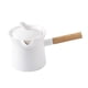 thumbnail image 2 of Cacerola de Leche de Cerámica, Utensilios de Cocina Pequeños con Boca, Minicafetera Multifunción, Cacerola para Picnic, Hotel, Comida para Bebé 800ml Soledad Cacerola de leche de cerámica, 2 of 10