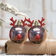 thumbnail image 3 of Mosey Christmas Tree Ball Pendant Elk Easy Hanging Scene Layout Cartoon Xmas Party Decoration Ball Pendant Party Supplies, 3 of 7