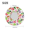 thumbnail image 3 of tomato Eggplant vegetable Shower Cap, Reusable Bath Hair Hat for all Hair Lengths Hair Cover with Elastic Band Double Waterproof Layers Bathing Hat, 3 of 5