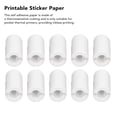 thumbnail image 3 of Printable Paper Roll, Multifunctional Replacement Parts 10 Rolls 57x25mm Thermal Printer Paper Strong Stickiness  for Label Photo Document, 3 of 7