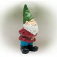 thumbnail image 4 of Alpine Corporation 11-Inch Bearded Garden Gnome Statue with Green Hat, 4 of 12