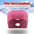 thumbnail image 4 of Wosthever Calentadores de orejas para mujer, cubiertas protectoras flexibles para las orejas, diadema para correr sencilla para mantener el Ciclismo Rosa roja, 4 of 6