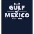 thumbnail image 4 of RIP Gulf of Mexico 1607-2025 Youth Navy Blue Crew Neck Short Sleeve Tee-Medium, 4 of 4