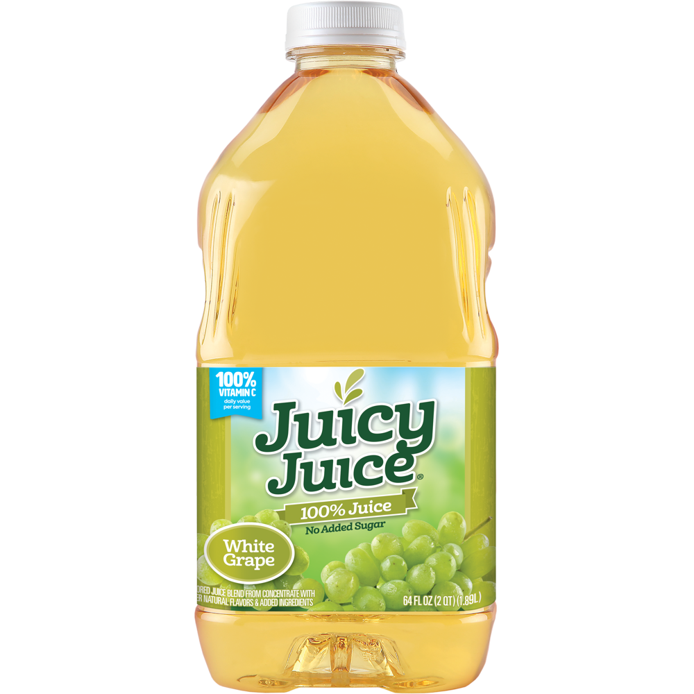 Juicy Juice 100 Juice White Grape, 64 oz