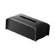 thumbnail image 4 of Funda para caja de pañuelos de piel sintética, soporte para caja de pañuelos, decoración decorativa, soporte para pañuelos faciales para tocador de Negro, 4 of 9