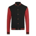 thumbnail image 1 of Build Your Brand Mens Sweat College Jacket, 1 of 4