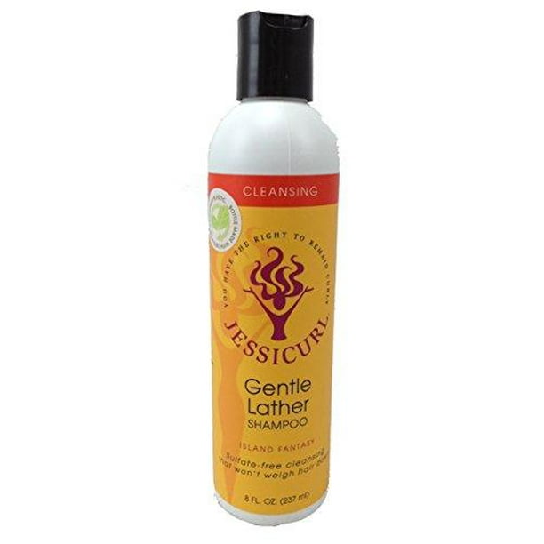 jessicurl gentle lather shampoo, island fantasy, 8 fluid ounce