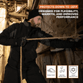 thumbnail image 5 of RefrigiWear Insulated Softshell Jacket - Warm Work Coat, Water-Repellent, Windproof, Flexible, Durable Cold-Weather Gear, 5 of 7