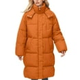thumbnail image 3 of Pyhlmscde Women's Casual Mid Long Waisted Thick Warm Puffer Coat, Puffer Jacket Womens, Winter Clothing for Women, Winter Coats for Women, 3 of 6