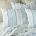 thumbnail image 5 of Levtex Home - Ipanema Quilt Set - King Quilt + Two King Pillow Shams - Coastal - Blue, Taupe and Cream - Quilt Size (106x92in.) and Pillow Sham Size (36x20in. ) - Reversible - Cotton Fabric, 5 of 7