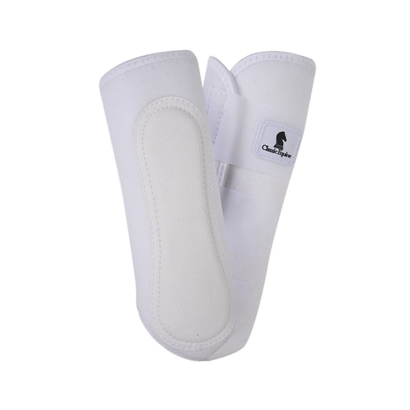 Classic Equine Boots EZ Wrap Lite Hind Splint Bound Edge White EWL200