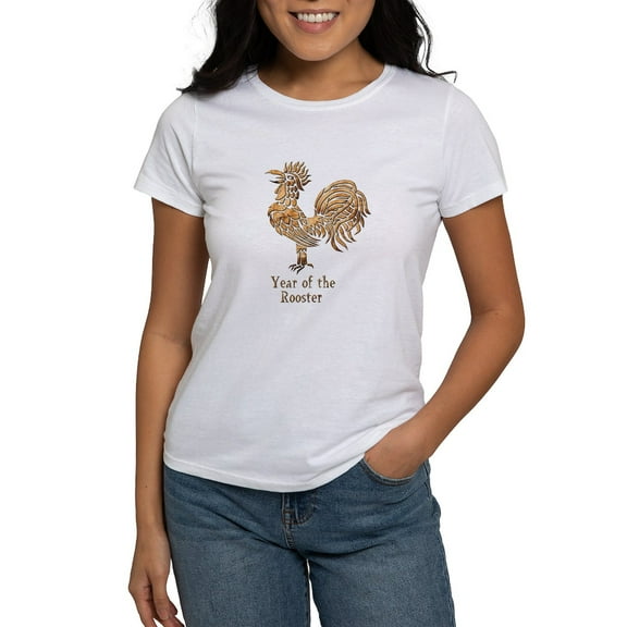 CafePress - Wood Rooster01 Women's Value T Shirt - Women's Classic T-Shirt