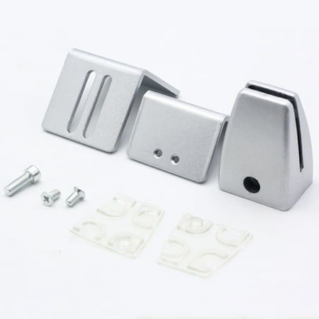 

Screen Partition Hardware With Screws Adjustable Spacing Punch Free Glass Clip