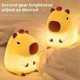 thumbnail image 3 of Capybara Night Light Kids, Dimmable Capybara Night Light, Usb Rechargeable Capybara Lamp - Kawaii Animal Shaped Silicone Lamp - Gift For Kids, Boys A, 3 of 4